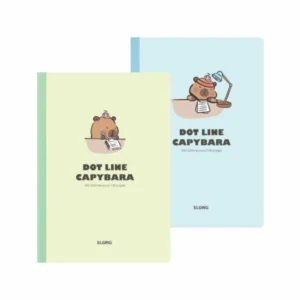 Vở kẻ ngang chấm Capybara B5 80 trang KLONG MS 828 – ảnh bìa