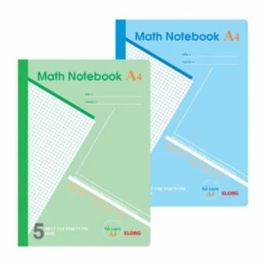 Vở Caro Math Notebook A4 200 trang KLONG MS 298 – ảnh bìa