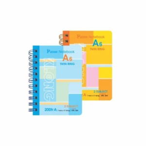 Sổ kẻ ngang lò xo kép bìa nhựa A6 200 trang KLONG MS 364 – ảnh bìa