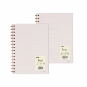 Sổ Dash Line lò xo kép bìa nhựa 2 mặt A5 200 trang 100/76; MS: 595 – ảnh sản phẩm