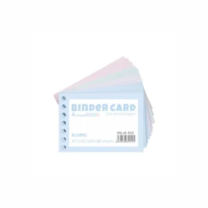 Tệp Binder Card 80 tờ A7 4 màu 150/86; MS: 910 – ảnh sản phẩm