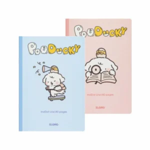 Vở kẻ ngang ghim InviDot Line PooDucky B5 80 trang 70/76; MS: 865 – ảnh sản phẩm