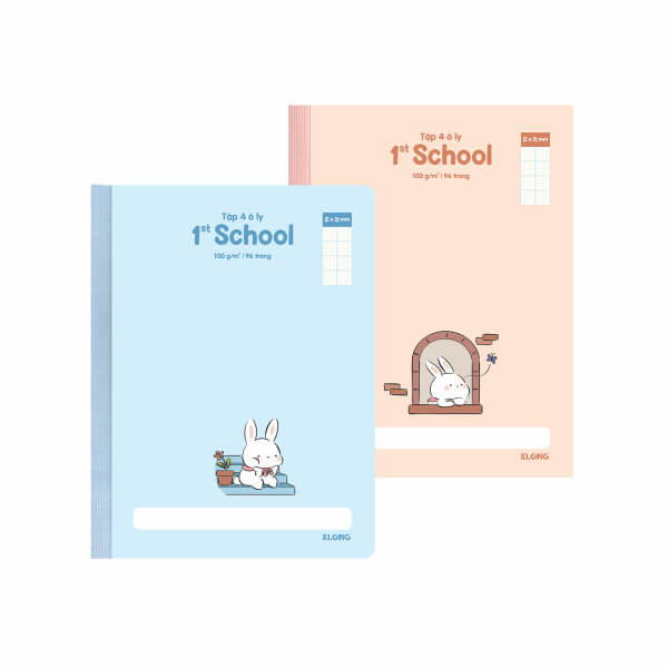 Tập học sinh 4 ô ly 1st School A5 lỡ KLONG MS 081 – ảnh bìa