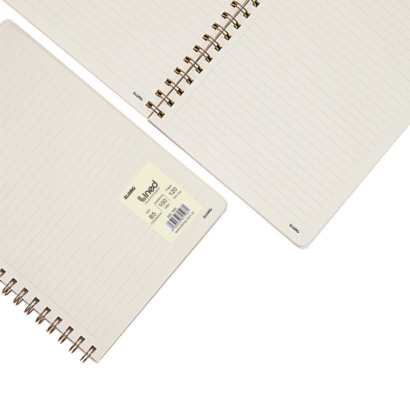 Sổ Dash Line lò xo kép bìa nhựa 2 mặt B5 KLONG MS 596 – ảnh chi tiết 4