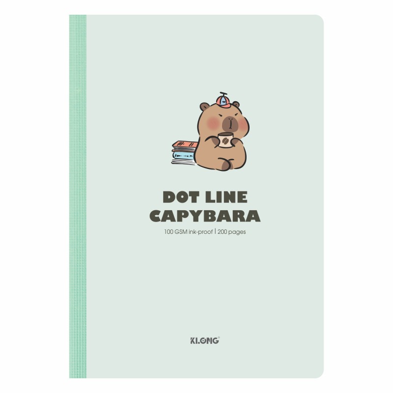 Vở kẻ ngang chấm may dán gáy Capybara B5 KLONG MS 830 – ảnh chi tiết 2