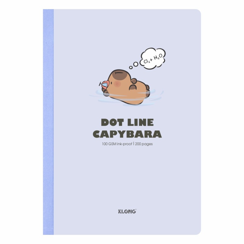 Vở kẻ ngang chấm may dán gáy Capybara B5 KLONG MS 830 – ảnh chi tiết 3
