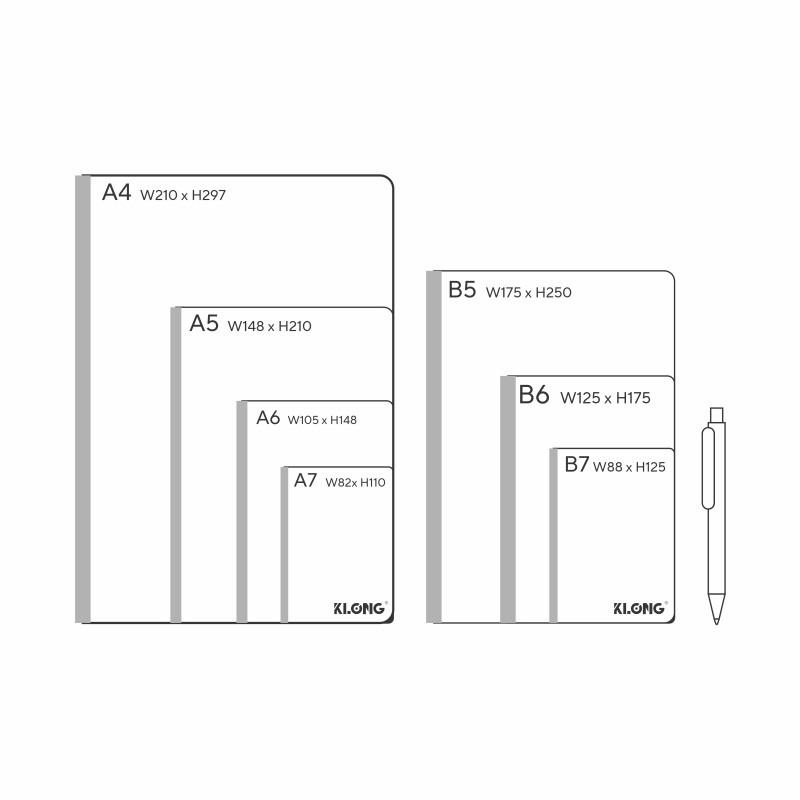 Vở Dash Caro (7 x 7) mm may dán gáy B5 KLONG MS 854 – ảnh chi tiết 5
