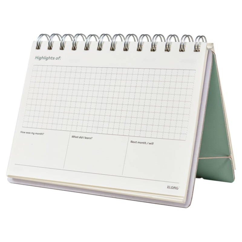Sổ kế hoạch lò xo kép Standing Planner B6 KLONG MS 945 – ảnh chi tiết 4