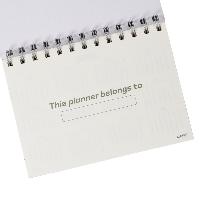 Sổ kế hoạch lò xo kép Standing Planner B6 KLONG MS 945 – ảnh chi tiết 5